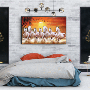 seven-white-horses-running-in-sunset-beautiful-artwork