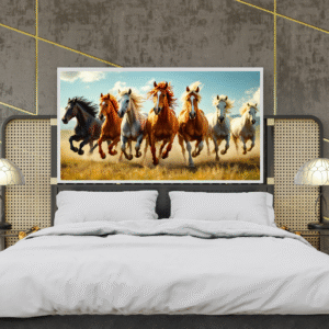 horses-running-on-grass-with-a-sky-background