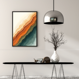 luxury-abstract-layered-art-in-earthy-orange-and-teal-tones