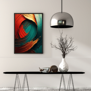 luxury-abstract-textured-art-in-teal-red-and-gold