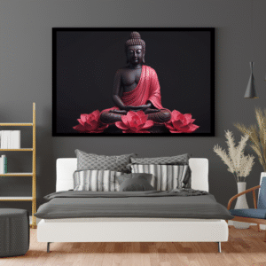 buddha-statue-with-vibrant-lotus-flowers-spiritual-decor-for-home