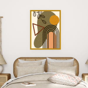 modern-geometric-art-minimal-shapes-warm-color-palette-wall-decor