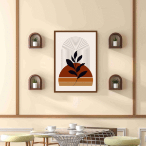 modern-arch-sunset-botanical-art