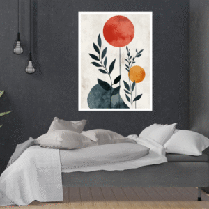 minimal-abstract-botanical-wall-art-frame-modern-boho-decor