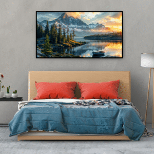 pine-forest-mountain-lake-nature-scenery-wall-art-frame