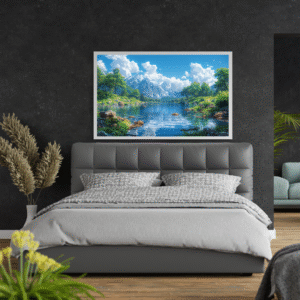 mountain-lake-landscape-wall-art-frame-nature-scenery-decor