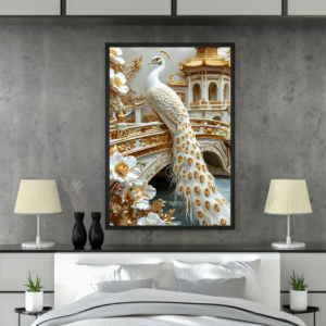 luxury-peacock-artwork-in-gold-white