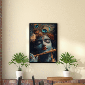 divine-krishna-portrait-with-flute-ethereal-artistic-blue-krishna-artwork