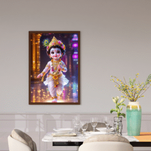 cute-baby-krishna-walking-art-frame-for-home-temple