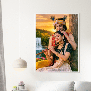 radha-krishna-divine-moment-under-tree-spiritual-art-illustration