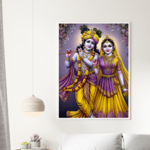 beautiful-radha-krishna-painting-traditional-yellow-and-purple-artwork