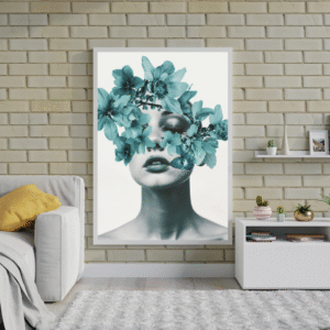 elegant-surreal-woman-portrait-with-botanical-design