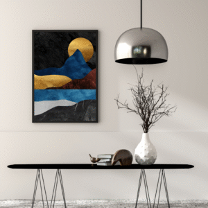 luxury-abstract-art-with-blue-peaks-and-golden-horizon